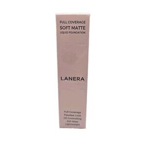 Lanera L2 NUDE Full Coverage Soft Matte Liquid Foundation Makeup 1oz Sealed
